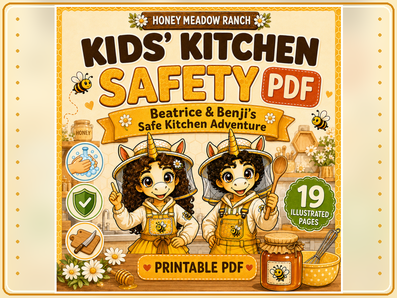 Kids’ Kitchen Safety | Food Safety Life Skills Activity PDF | Food Preparation