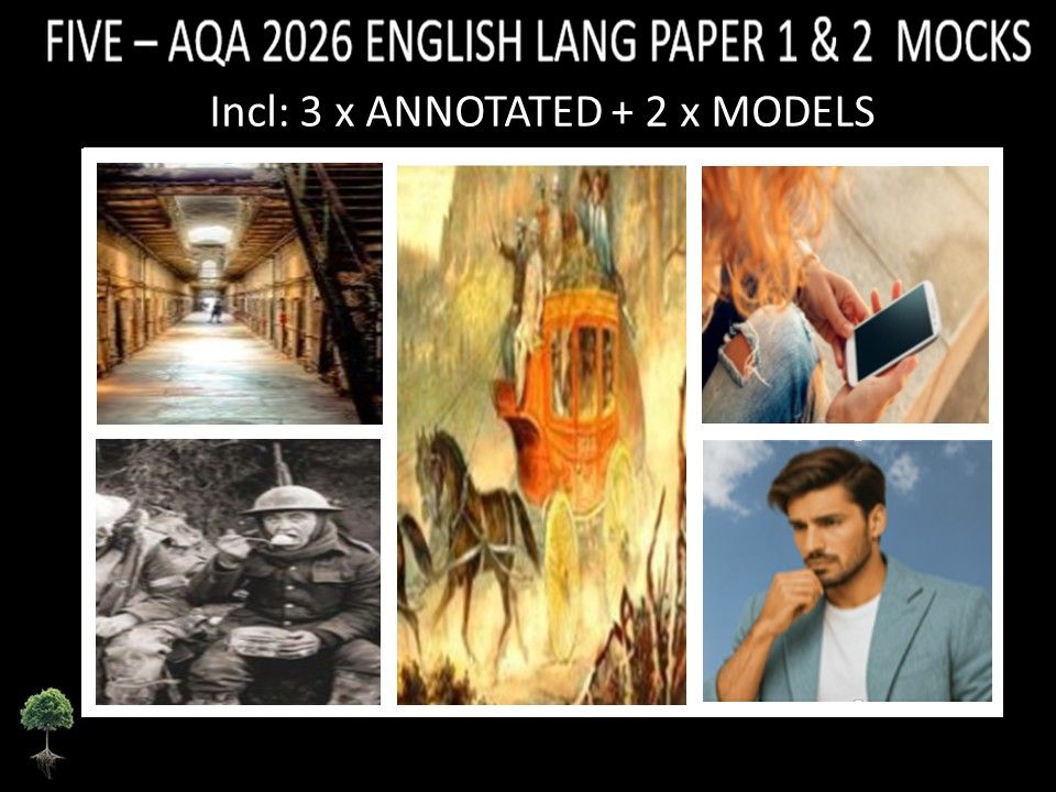 FIVE - AQA PAPER 1 & 2 | 2026 FULL MOCKS | ANNOTATED | MODELS