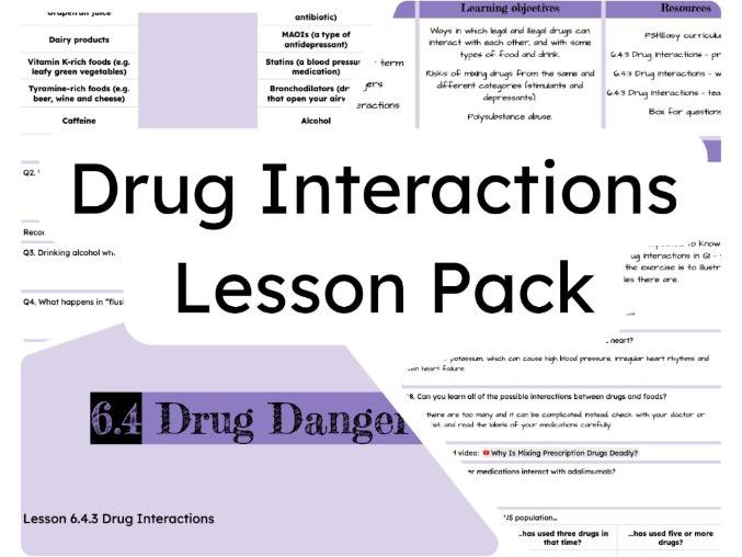6.4.3 Drug Interactions Lesson Pack