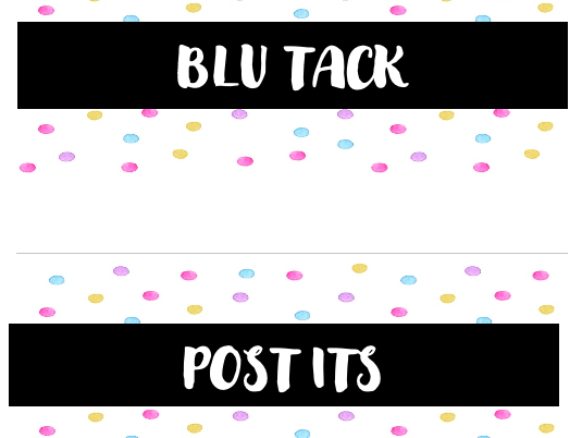 Teacher toolbox labels