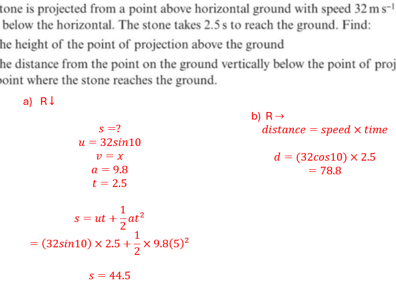 A level maths: Mechanics - Projectiles