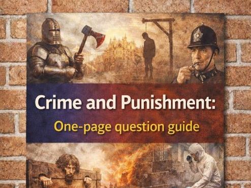 Crime and Punishment Edexcel GCSE History: Two-page exam question guide