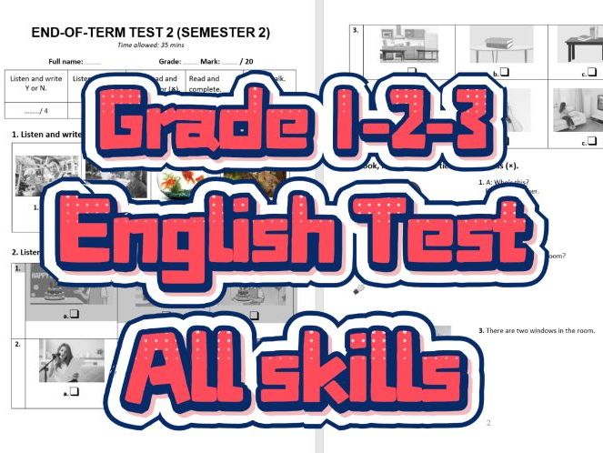 Primary School English Assessment: 4 Skills in 35 Mins