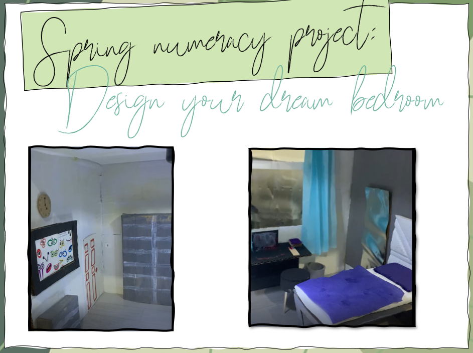 Spring project Design your own bedroom Teaching Resources