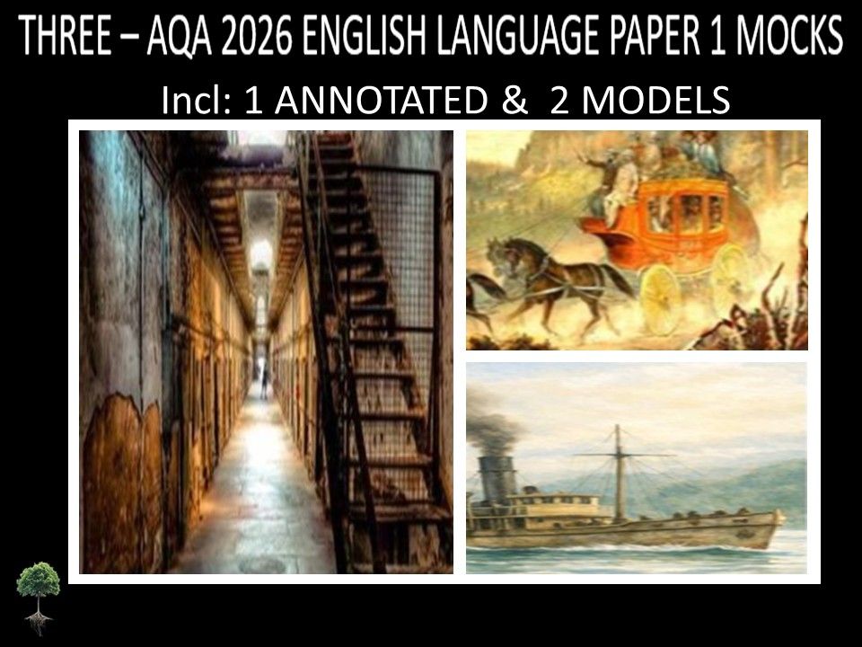 THREE - AQA PAPER 1 |2026 FULL MOCKS |ANNOTATED | MODELS
