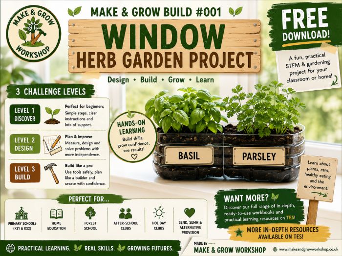 Build #001 – Window Herb Garden