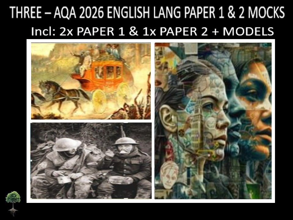 THREE - AQA PAPER 1 & 2 | 2026 FULL MOCKS | MODELS