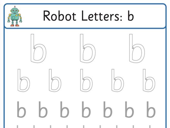 Handwriting - Robot Letters (Sassoon)