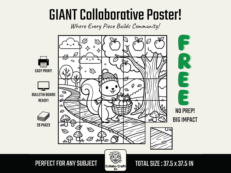 FREE Autumn Collaborative Poster