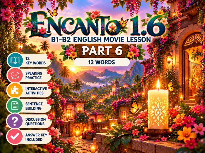 Encanto 1.6 | B1–B2 English Movie Lesson