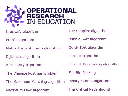 Algorithm Info Pack