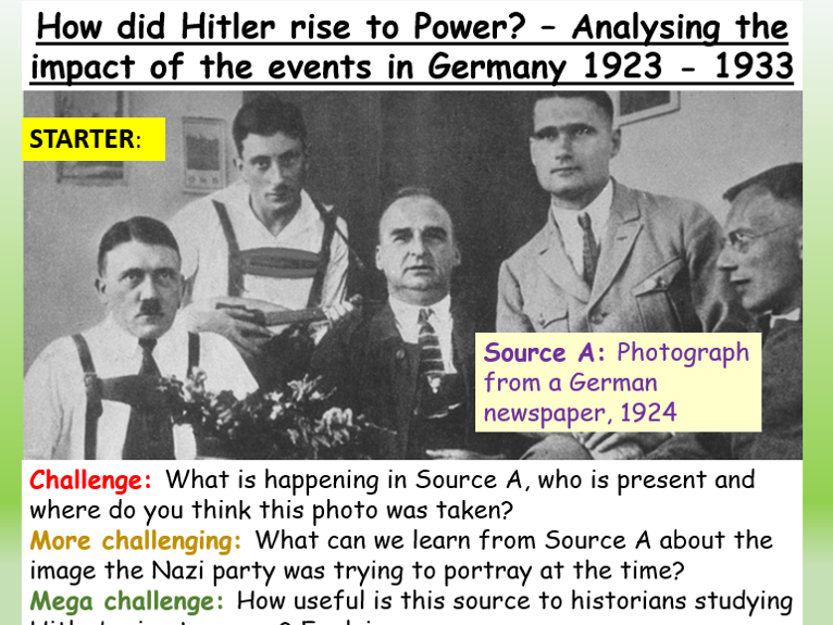 Year 9 History Teaching Resources