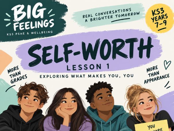 Big Feelings KS3 – Self-Worth PSHE & Wellbeing Lesson