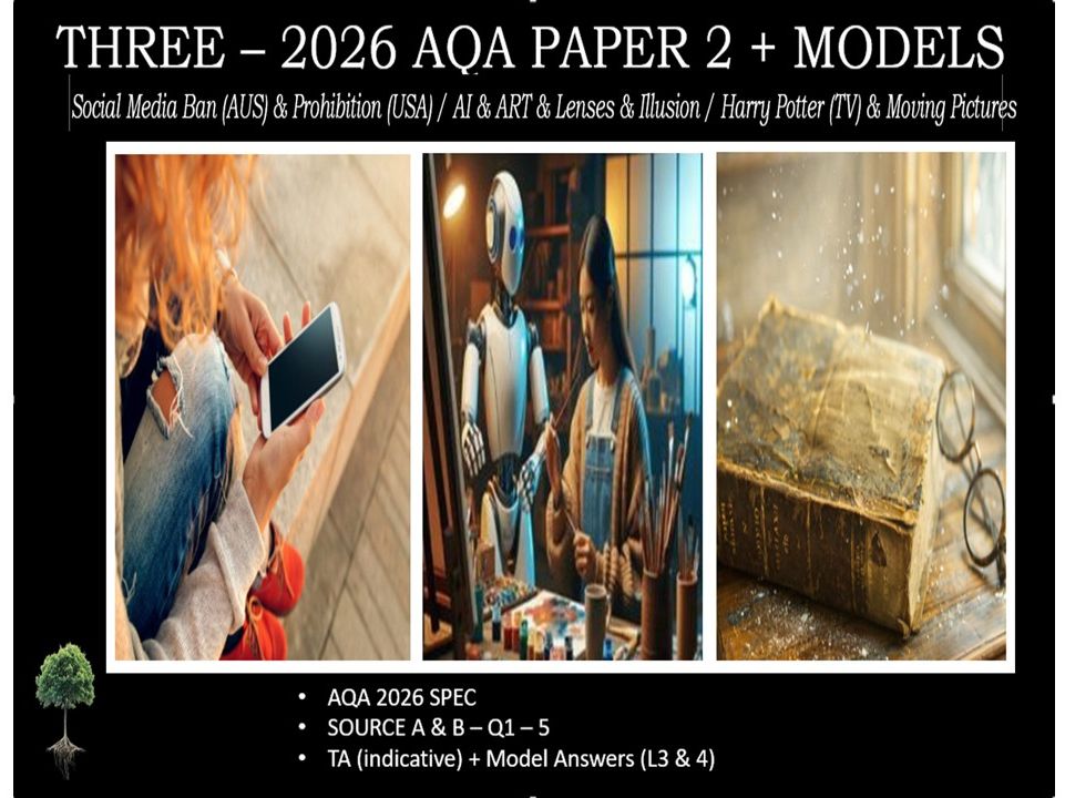THREE - AQA PAPER 2 | 2026 FULL MOCKS | MODELS