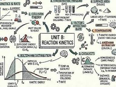AS Level Chemistry - Unit 8 Reaction kinetics