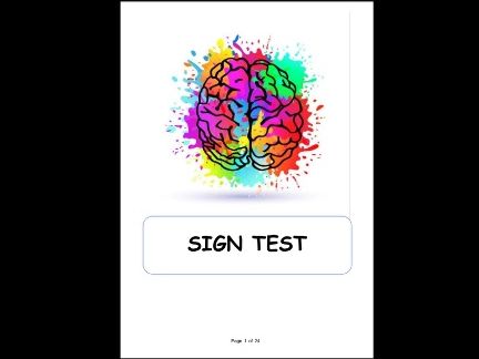The Sign Test