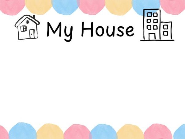 My Family/ My House Sheets