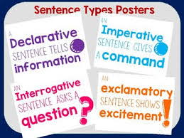 Sentence Types and Sentence structures KS3 or KS4