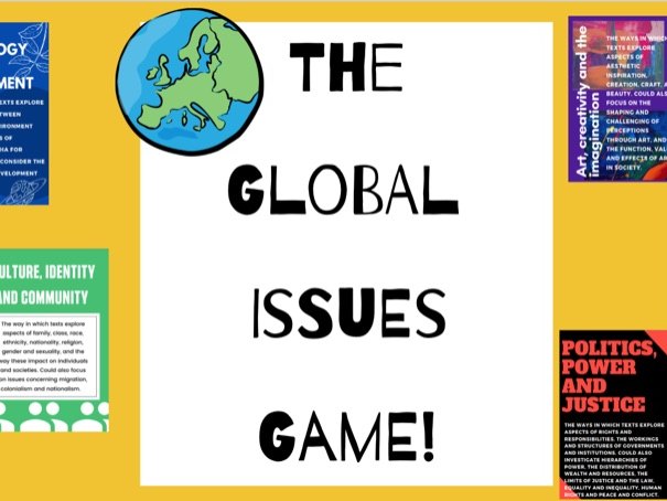 IB English Literature Global Issues Game Teaching Resources