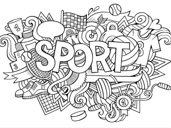 Sports-Themed Colouring Pages: Fun & Active Creative Pack
