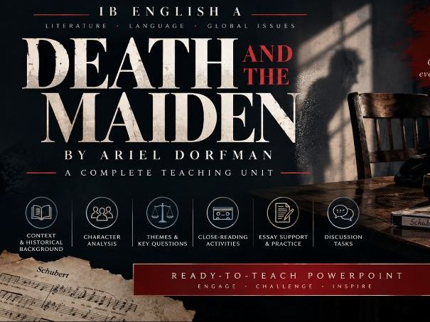 Death and the Maiden Complete Teaching Unit | IB English A | Ariel Dorfman