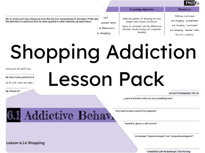 6.1.6 Shopping Addiction Lesson Pack
