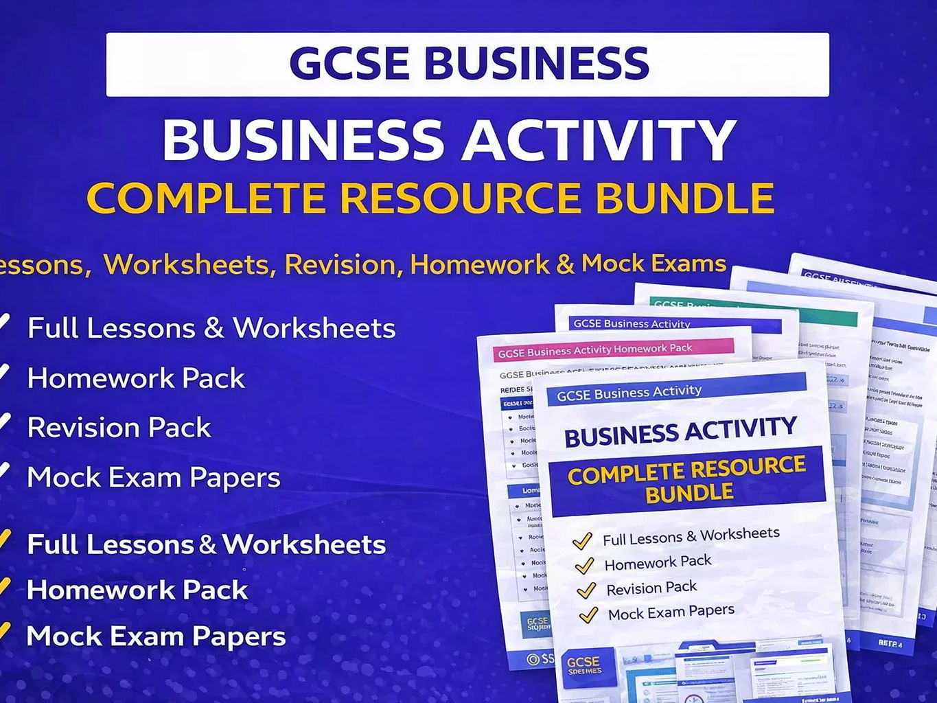 GCSE Business Activity Ultimate Bundle