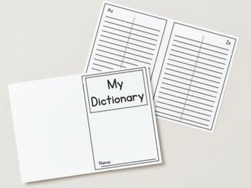 My Dictionary Booklet