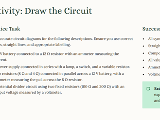 AS Level Physics 10.1 - D.C. Circuits