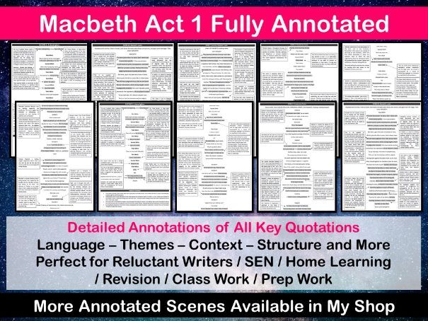 macbeth act 1 thesis