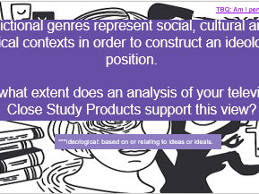 AQA A Level : TV CSP practice question