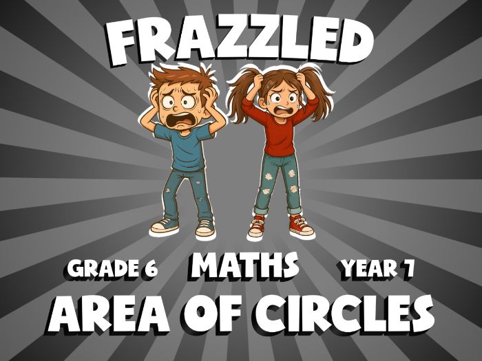 Area of Circles FRAZZLED Maths Game | No-Prep Year 7 Review Activity