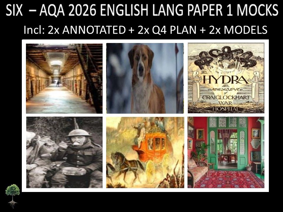 SXI - AQA PAPER 1 | 2026 FULL MOCKS | ANNOTATED | Q4 PLAN | MODELS