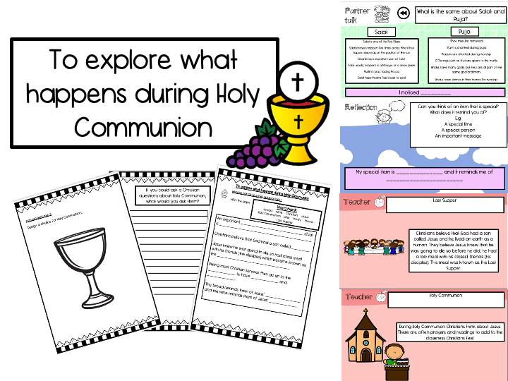 To explore what happens during Holy Communion