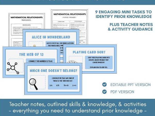 Ratio & Algebra | Pre-Assessment | Notice & Wonder Maths Talk