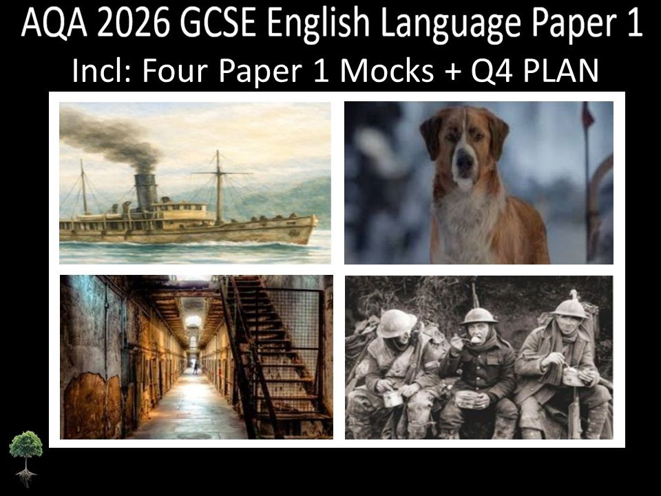 Four AQA 2026 GCSE English Language Paper 1 Mocks | Q4 Plan