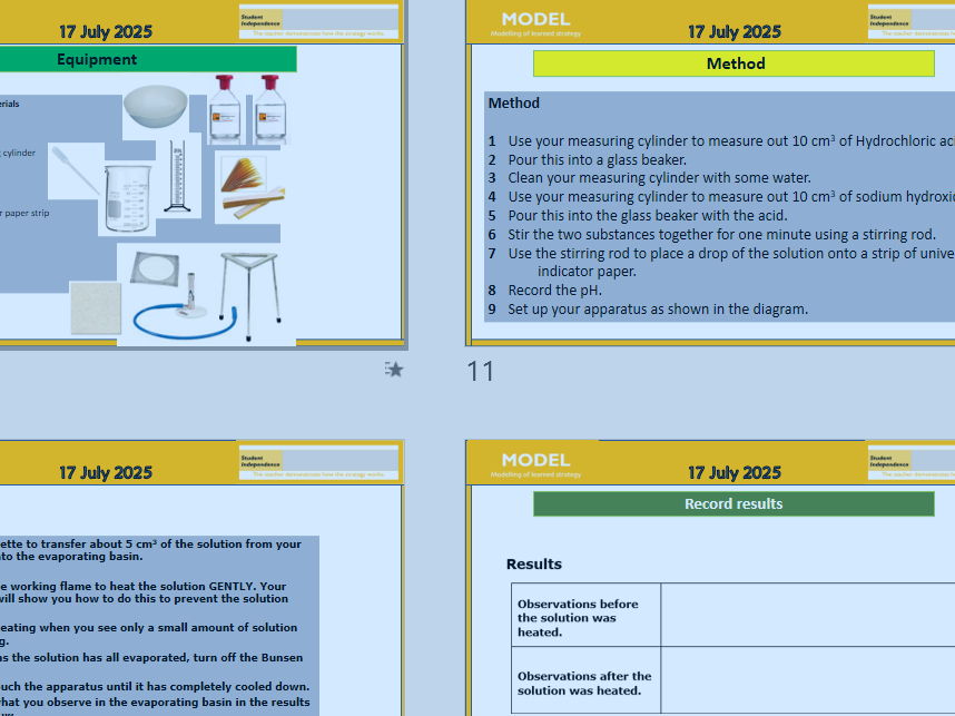 4.4 Making salts (KS3 activate New 2024)