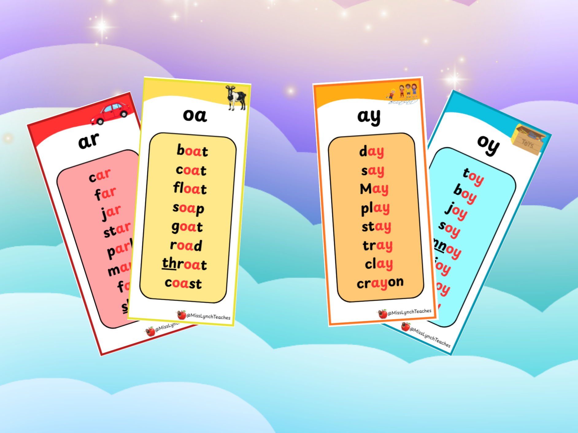 Phonics Set 2 and 3 Sounds Bookmark Bundle