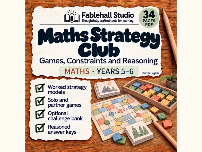 Maths Strategy Club: Games and Reasoning