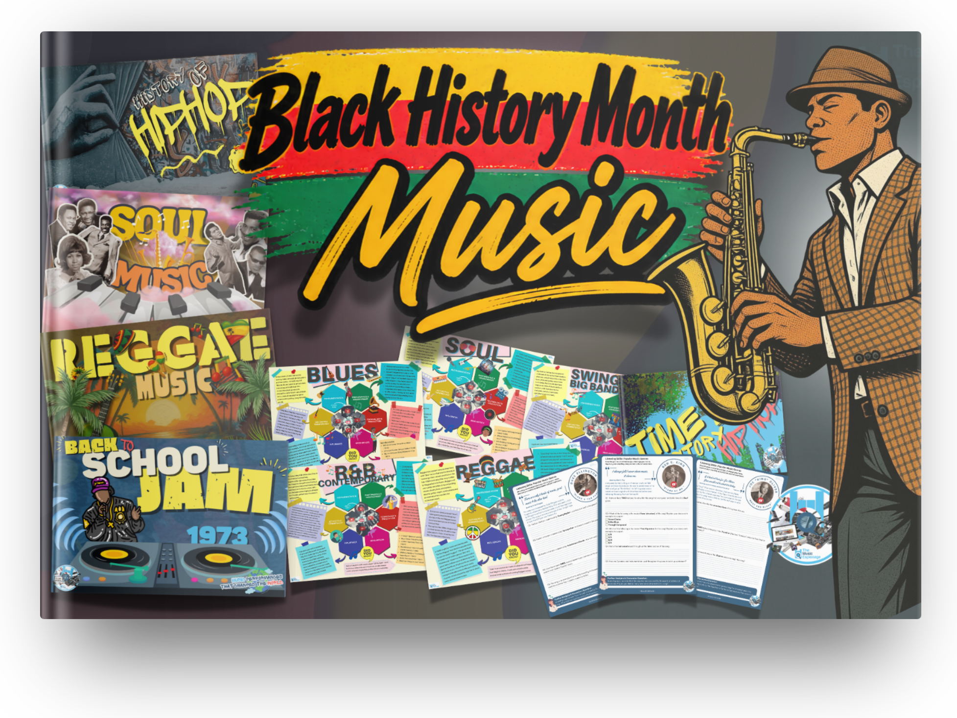 Black History Month Music Resources | Black Music History Lessons & Activities