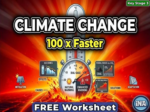 Climate Change - FREE KS3 Geography Worksheet