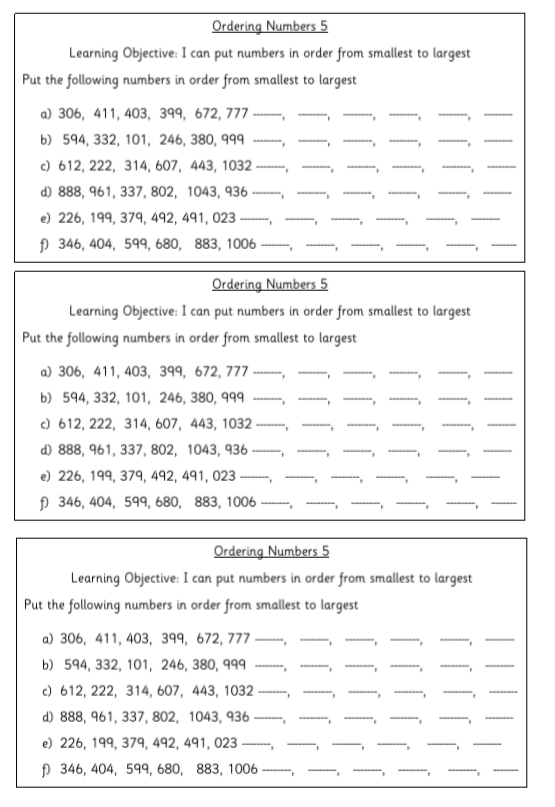 Decimals Smallest To Largest