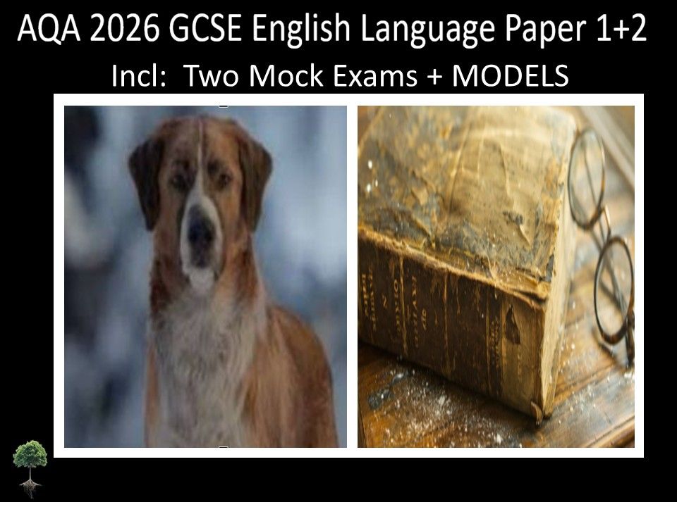 Two AQA 2026 GCSE English Language Paper 1 & 2 Mock  | Models