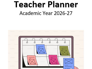 Teacher Planner – Academic Year 2026–27 | Weekly Lesson & Classroom Organisation Planner