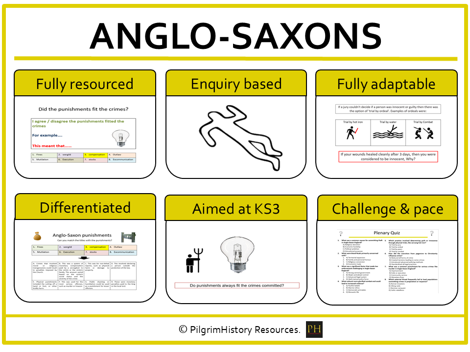 KS3 Crime and Punishment: Anglo-Saxon Justice and Trial by Ordeal