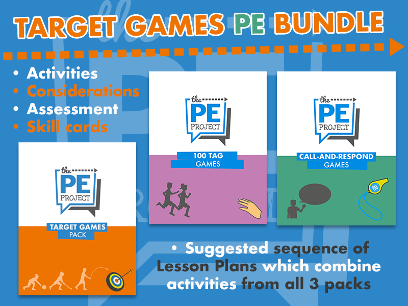 Target Games PE Bundle - Tag and Call and Respond Games included