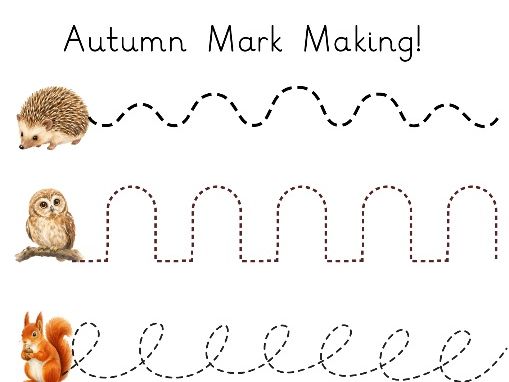 Autumn Mark Making
