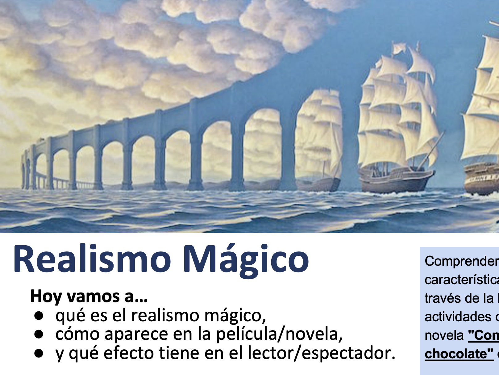 Como agua para chocolate: Complete A-Level Spanish Teaching Bundle
