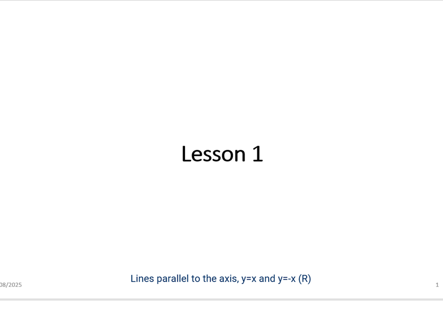 COMPLETE Straight Line Graph LESSONS KS3/KS4