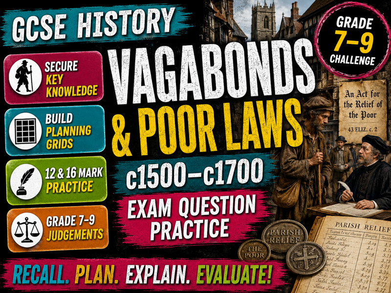 GCSE History - Crime and Punishment - Vagabonds and Poor Laws